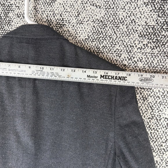 Ermengildo Zegna 100% Silk Blazer Mens 40R ZegnaSilk 2 Vent Dark Gray - Picture 10 of 12